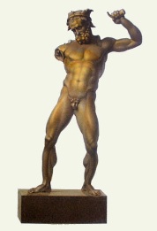 classical Brass Statue print