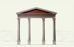 architectural print, columns