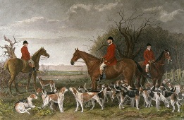 York & Ainstey, hunting print