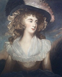 print of Mrs Tickell after Romney