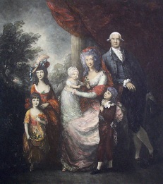 Baillie Family, print after gainsborough