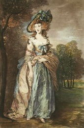 Lady Sheffield, large hand colored print