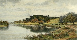 Wooded Banks of the Thames, after Leader