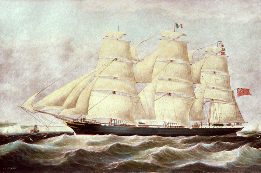 James Nichol Fleming, sailing ship etching