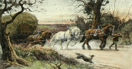 The Last Load, after Dicksee