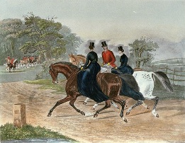 Going to Meet, equestrian