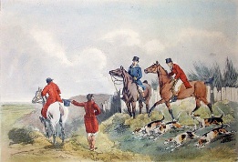Laying On Hounds, fox hunting
