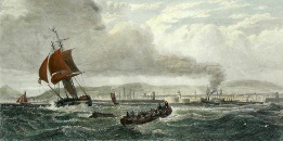 print of Kingston Harbour, Ireland