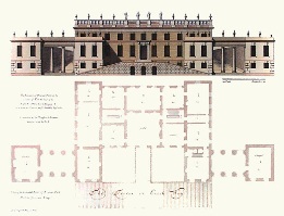 architectural stately home elevation