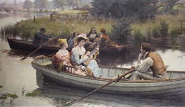 Sorry and Song, gypsies rowing