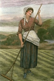 The Haymaker, female farm worker