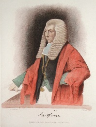 Jufge in red robe