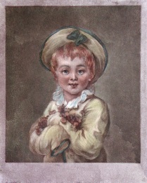 Fairheaded Boy, hand coloured