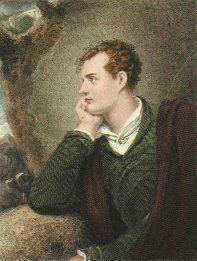 portrait of Lord Byron
