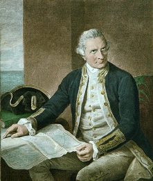 portrait of Captain Cook