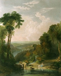 Crossing the Brook, after Turner