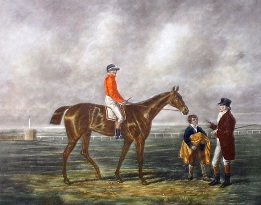 Reveller, horse and jockey print