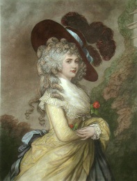 Duchess of Devonshire, large print after gainsborough