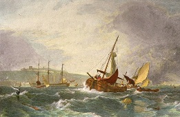 Light Breeze off Dover, after callcott