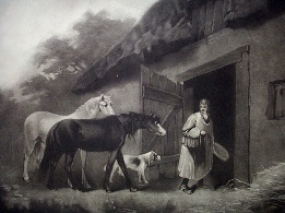 The Horsefeeder, george morland print