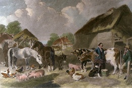An English Farmyard, after Jihn Herring