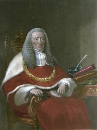 Sir A.E.Cockburn, red robed judge