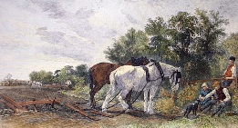 Ploughman's Rest, farming scene