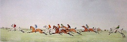 horse racing, at speed