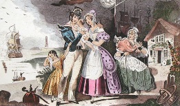 The Sailors Farewell, romantic print