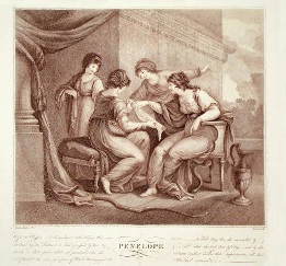 sepia classical print, Penelope
