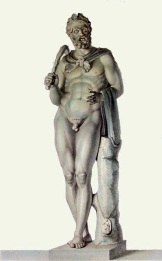 statue of classical male figure