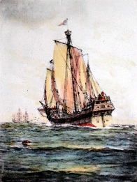 Santa Maria, marine print