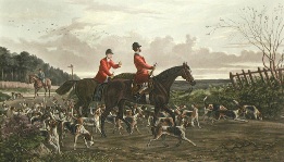 Returning to the Kennel, fox hounds