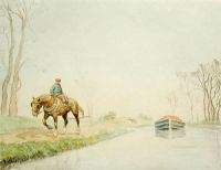 Canal Barge Horse