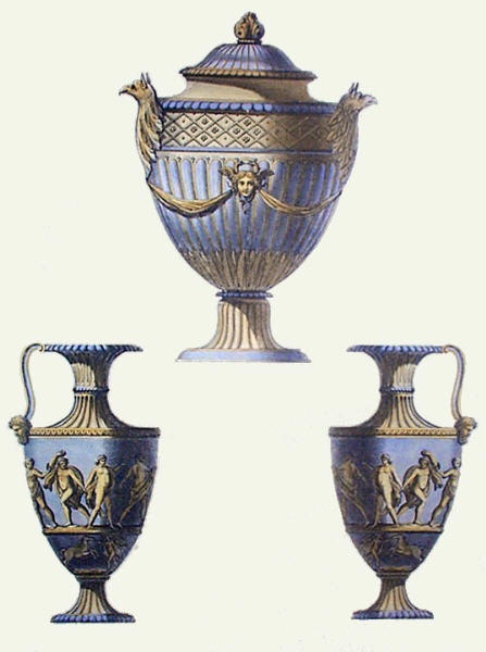 Vases - Pl. III (Blue)