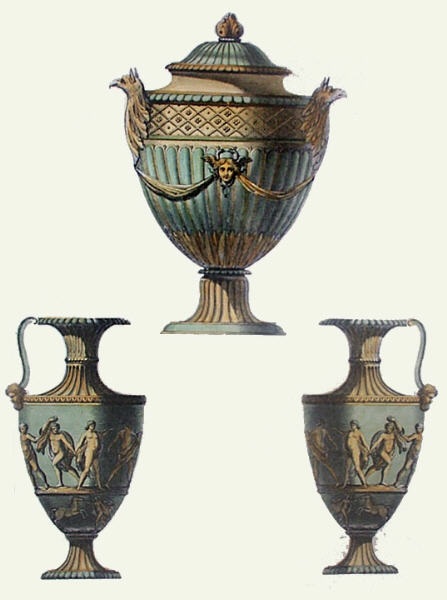 Vases - Pl. III (Green)