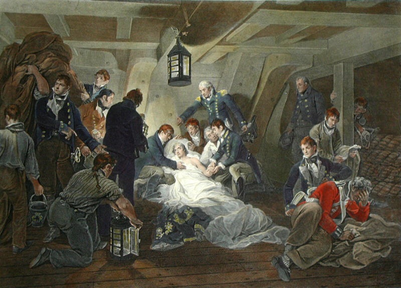 Death of Nelson (Coloured)