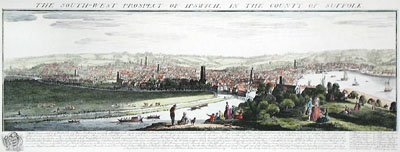 Ipswich, Panoramic View (Col.