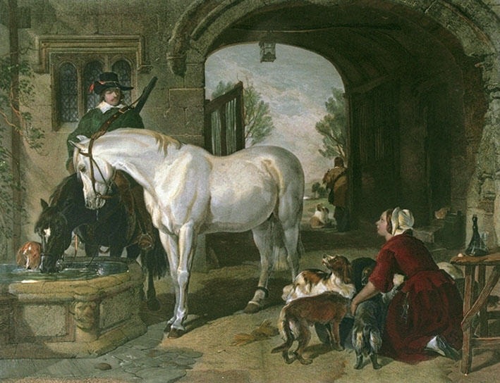 Horses at the Fountain