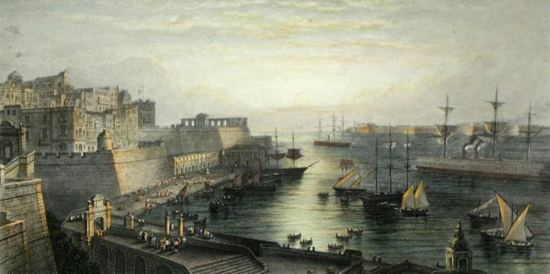 Malta Entrance to harbour