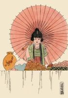Oriental - Child & Umbrella