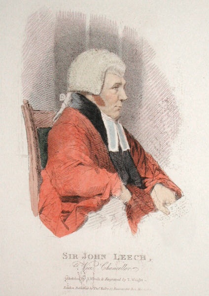 Sir John Leach,Vice Chancello