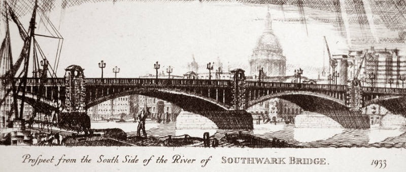 Southwark Bridge 1933