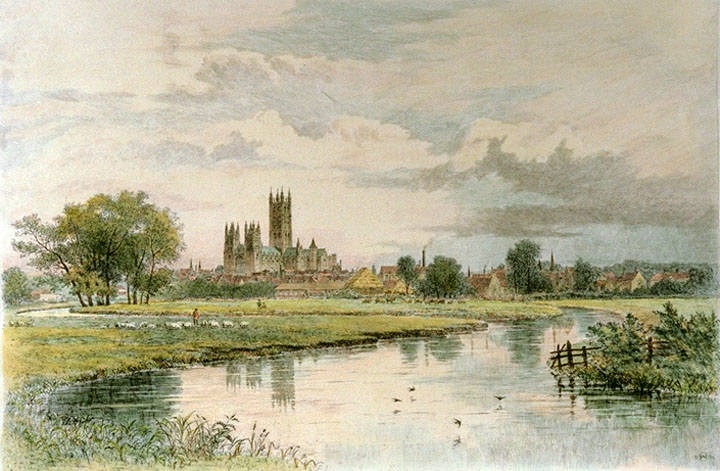 Canterbury From The Stour
