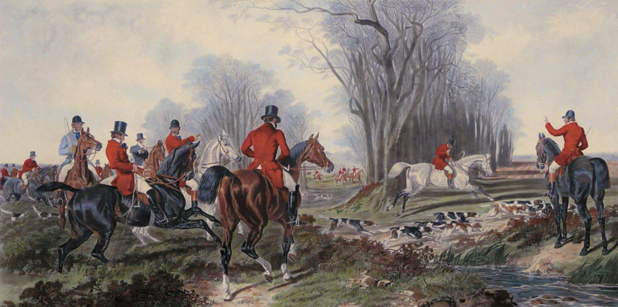 The Find. (fox hunting)