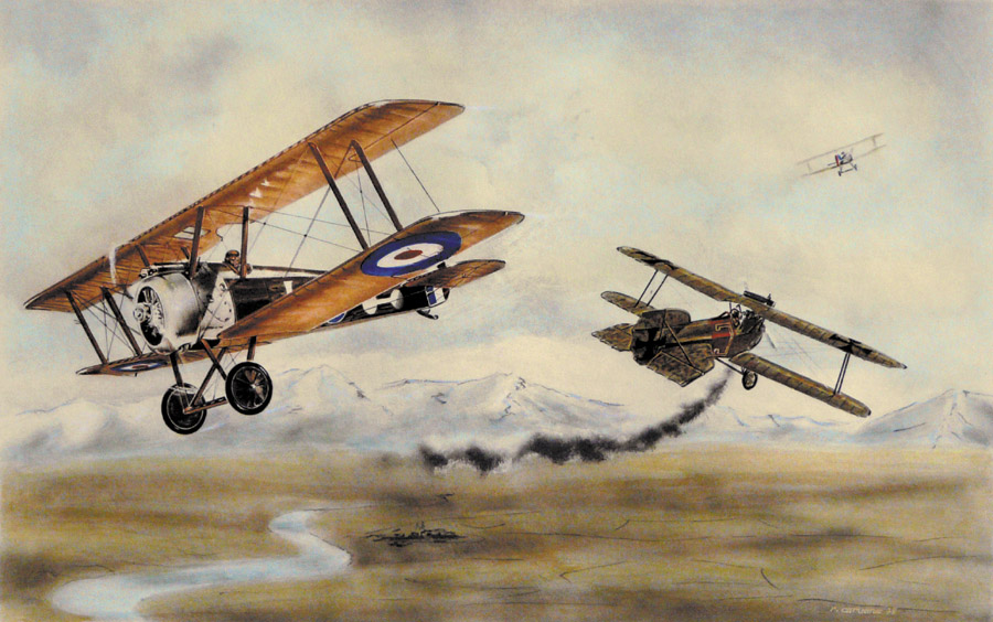 Austrian Front, 1918. (Aviation)