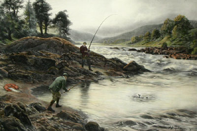 Salmon Fishing on the Dee