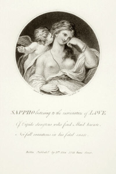 Sappho Listening to Cupid