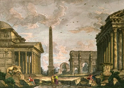 Ancient Rome, with Pantheon