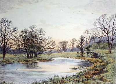 View Of The River Kennet